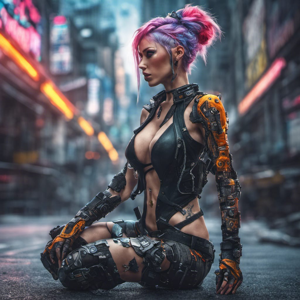 Cyberpunk Warrior Girl From Our Ai Art Bravo Models Media Sro News Blog And Job Board 7762